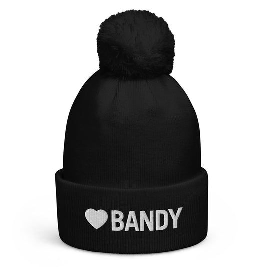 Pom Pom beanie Älska Bandy